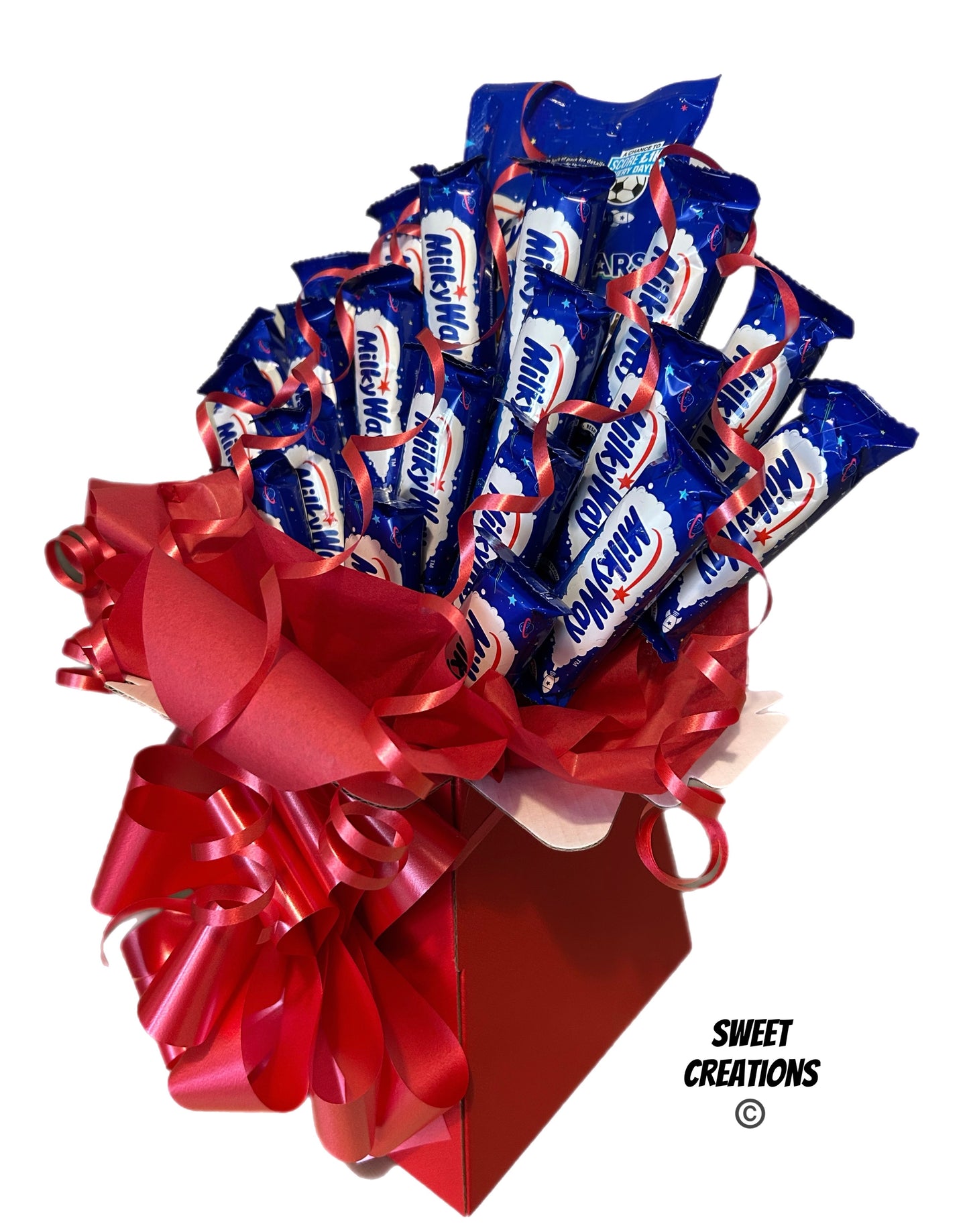 Milkyway Chocolate Bouquet SWEET CREATIONS sweet hamper gift party tablecentre Valentine’s Day