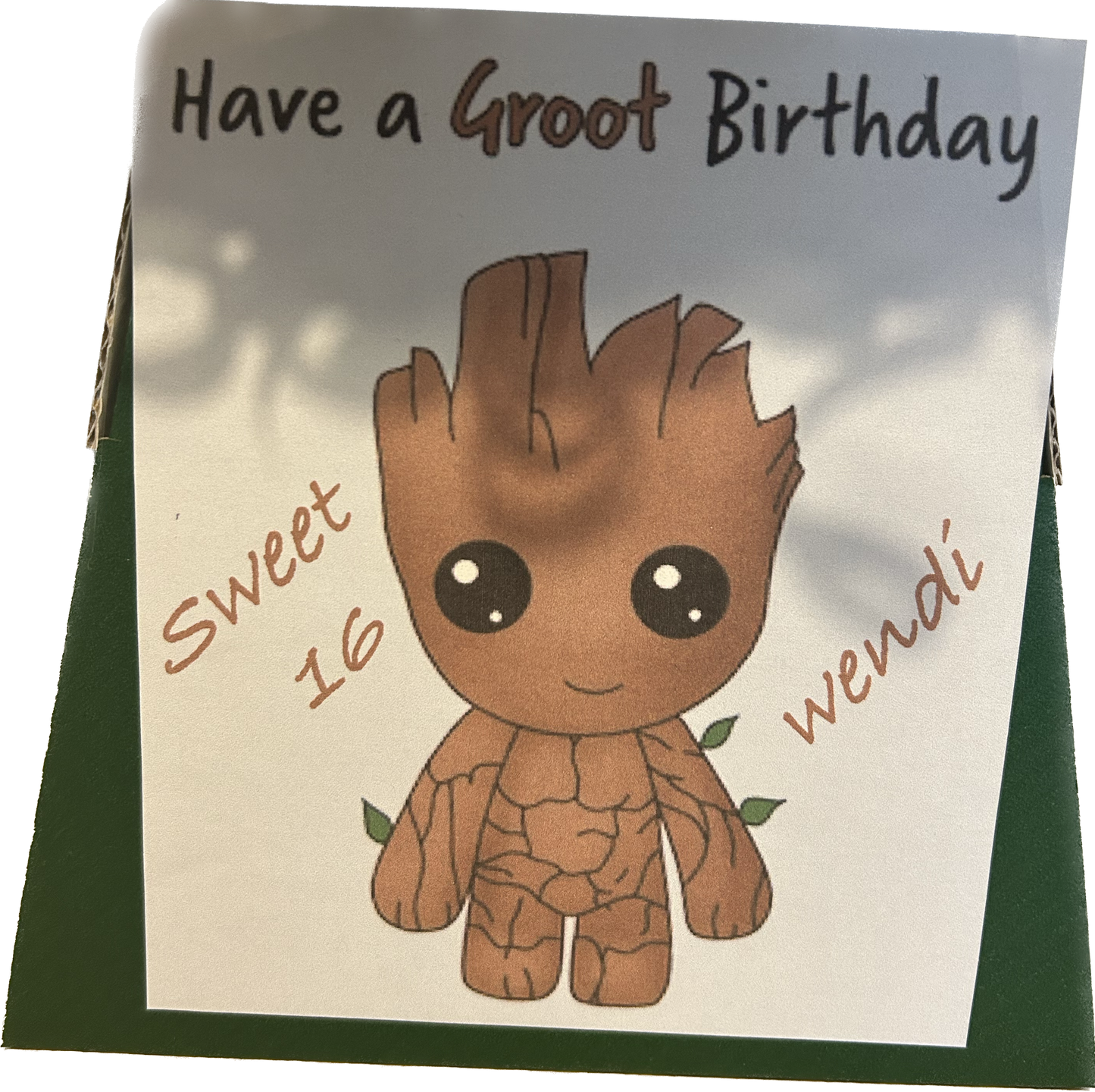 Chocolate mix bouquet groot guardians of the galaxy theme happy birthday