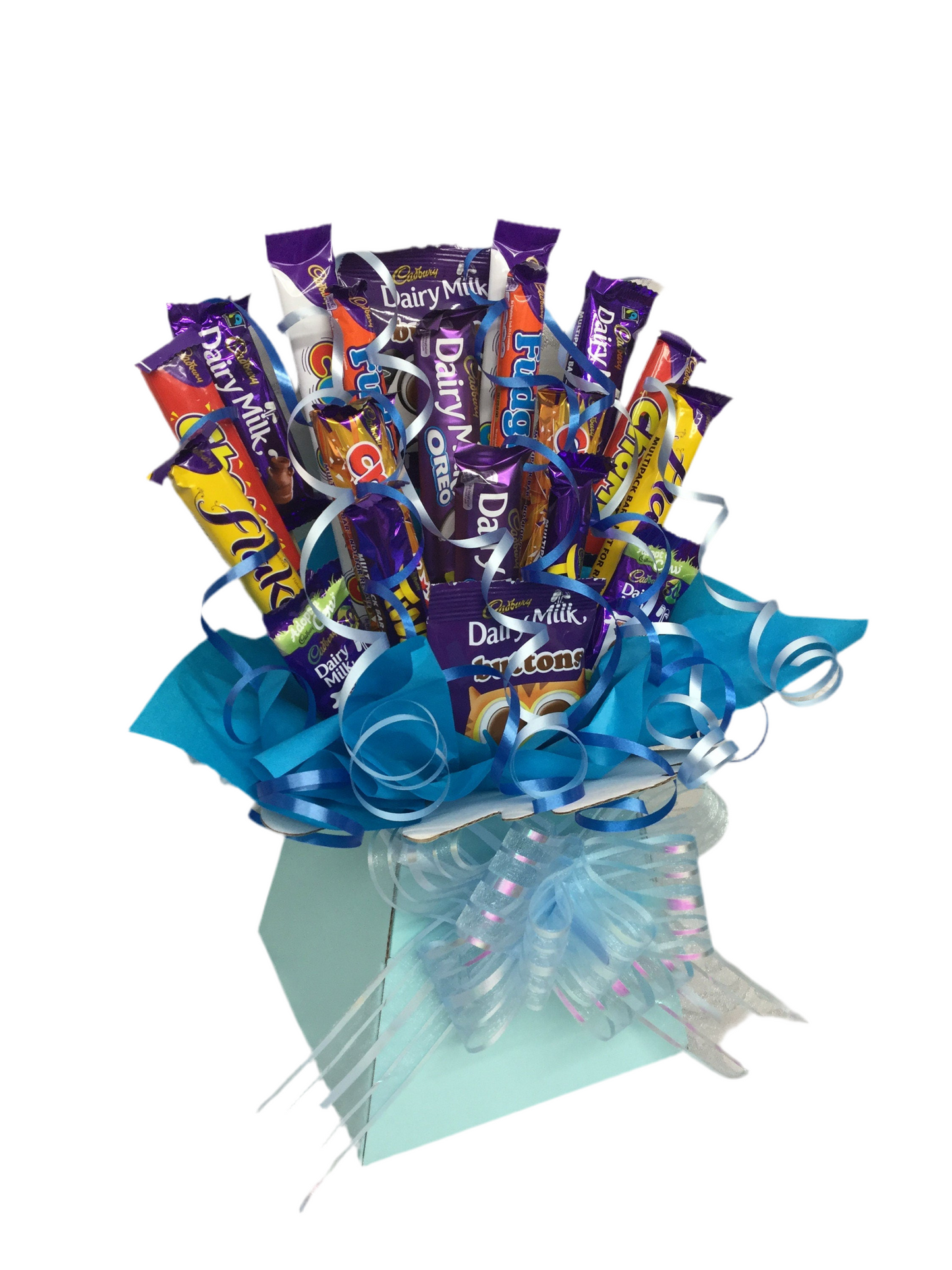 cadbury Chocolate Bouquet sweet creations sweet hamper flake dairy milk fudge buttons Teacher gift thank you