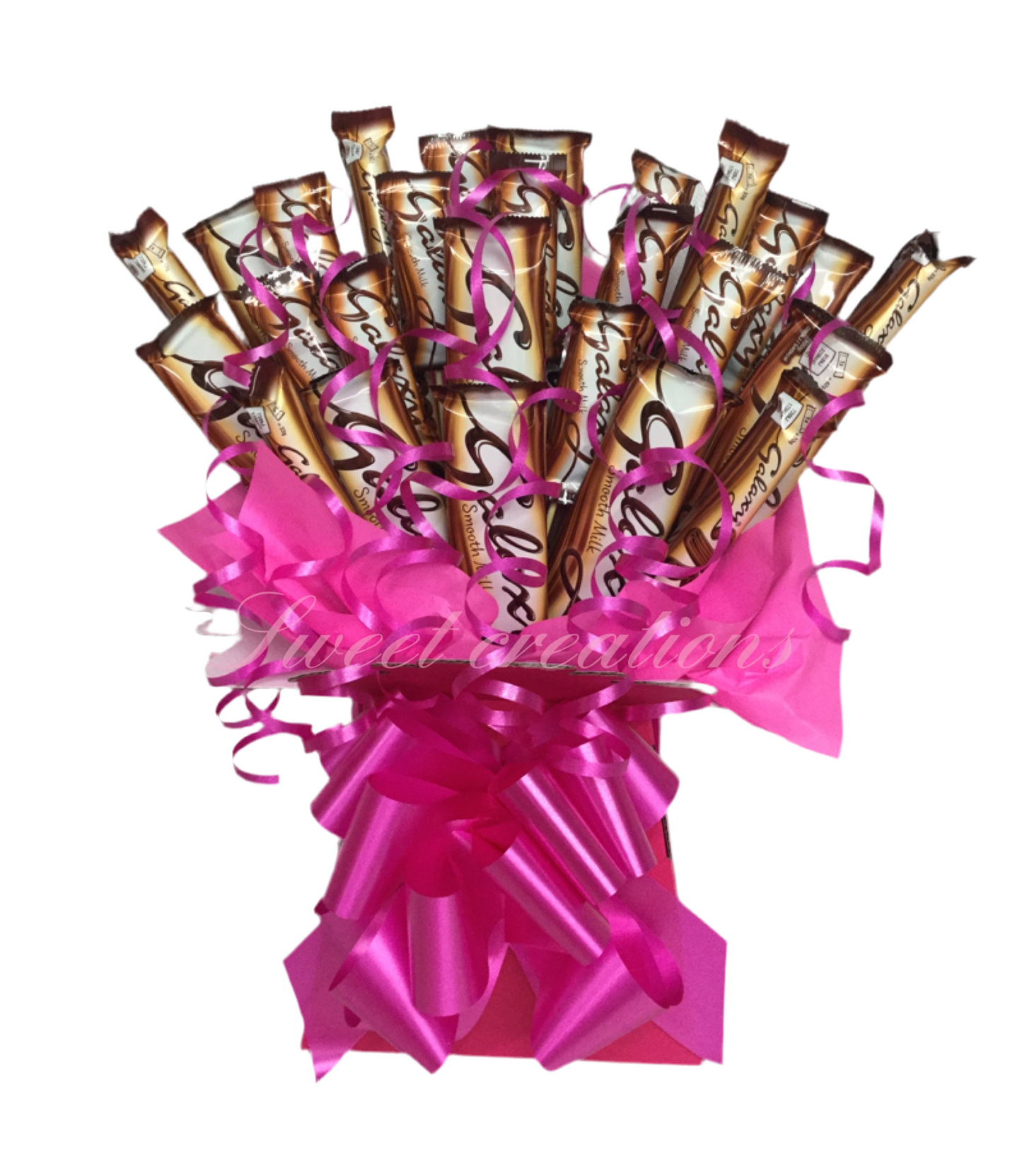 galaxy Chocolate Bouquet SWEET CREATIONS Christmas sweet hamper gift party tablecentre christmas
