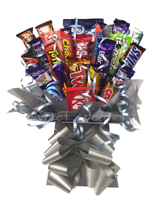 Mixed chocolate Bouquet SWEET CREATIONS happy birthday present gift party tablecentre chocolate sweet hamper Teacher gift thank you
