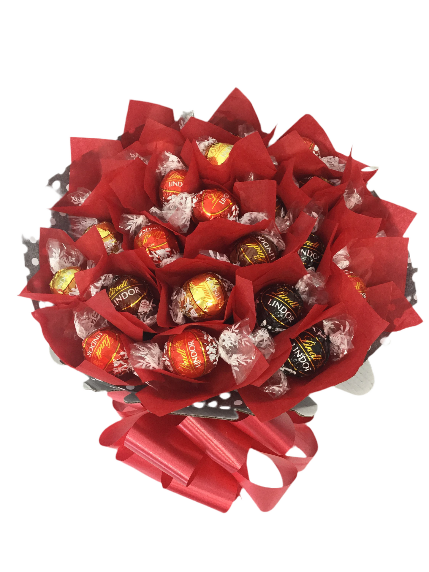 Lindt Lindor chocolate bouquet free postage SWEET CREATIONS sweet hamper gift party tablecentre christmas