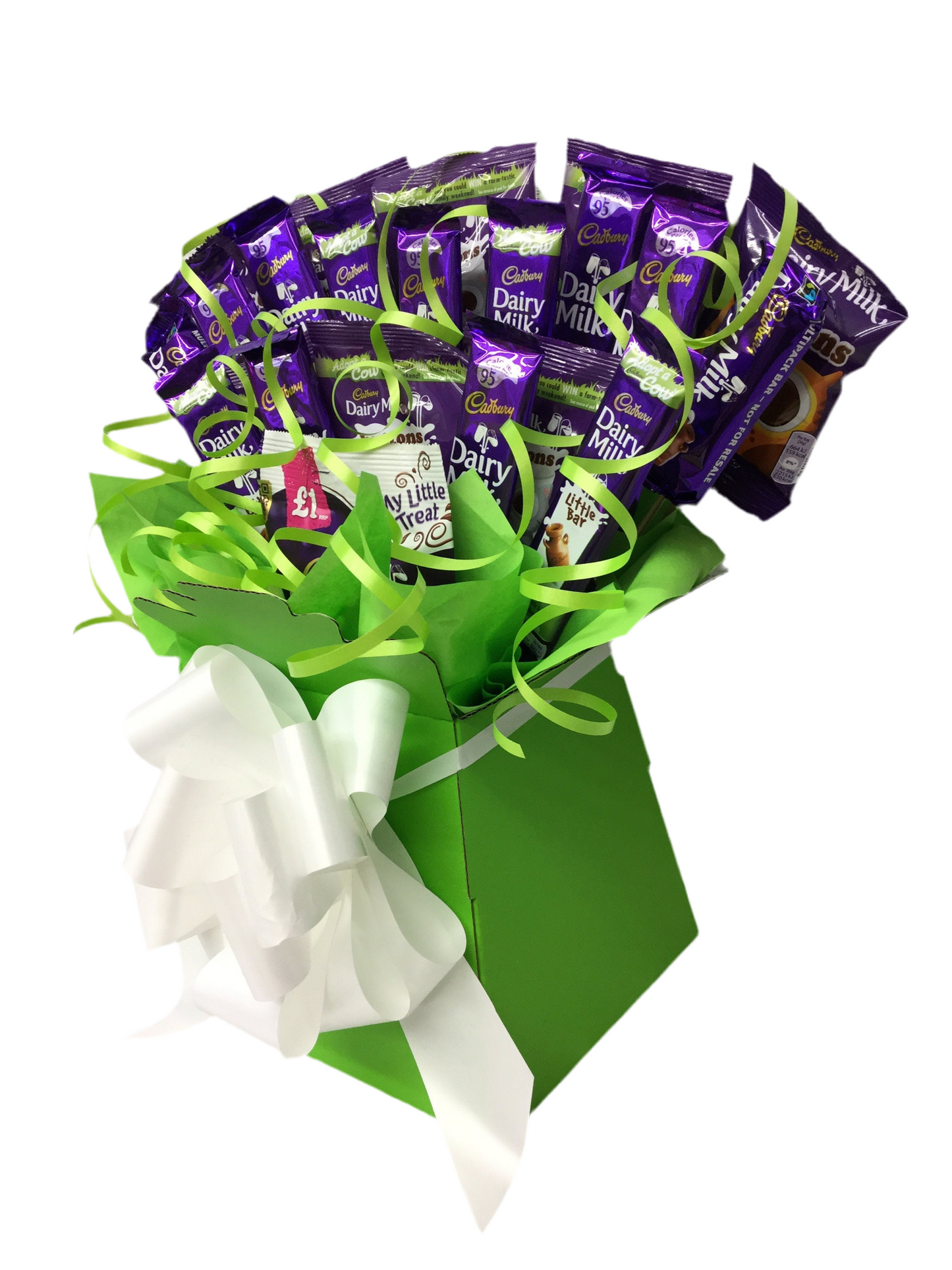 cadbury dairy milk and buttons Chocolate Bouquet sweet creations Christmas party tablecentre sweet hamper children's chocolate gift wedding