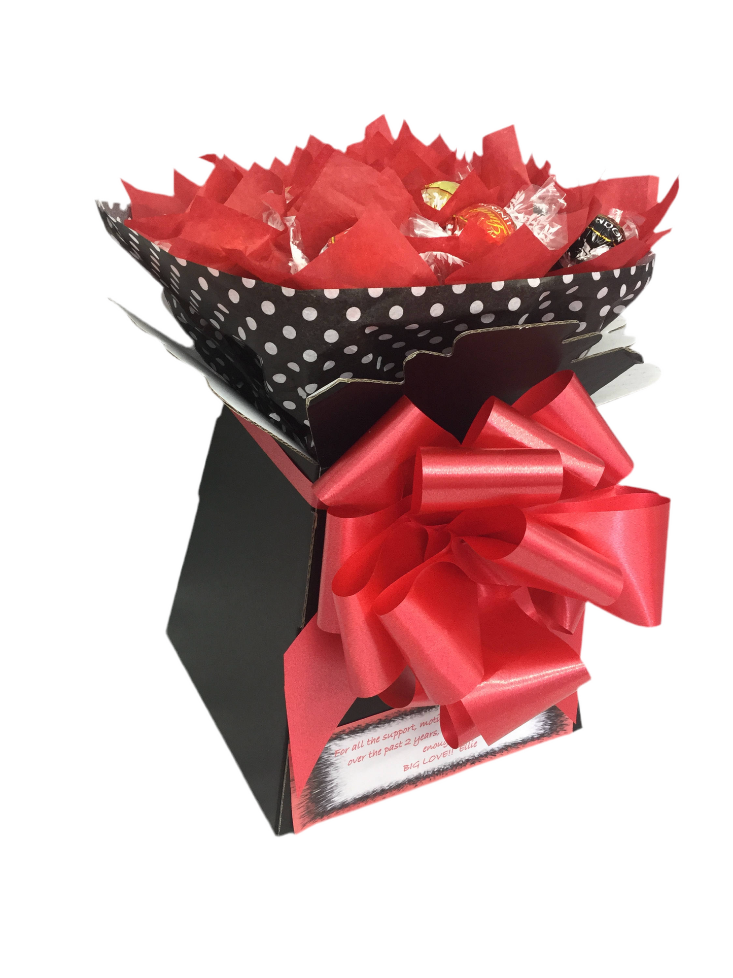 Lindt Lindor chocolate bouquet free postage SWEET CREATIONS sweet hamper gift party tablecentre christmas
