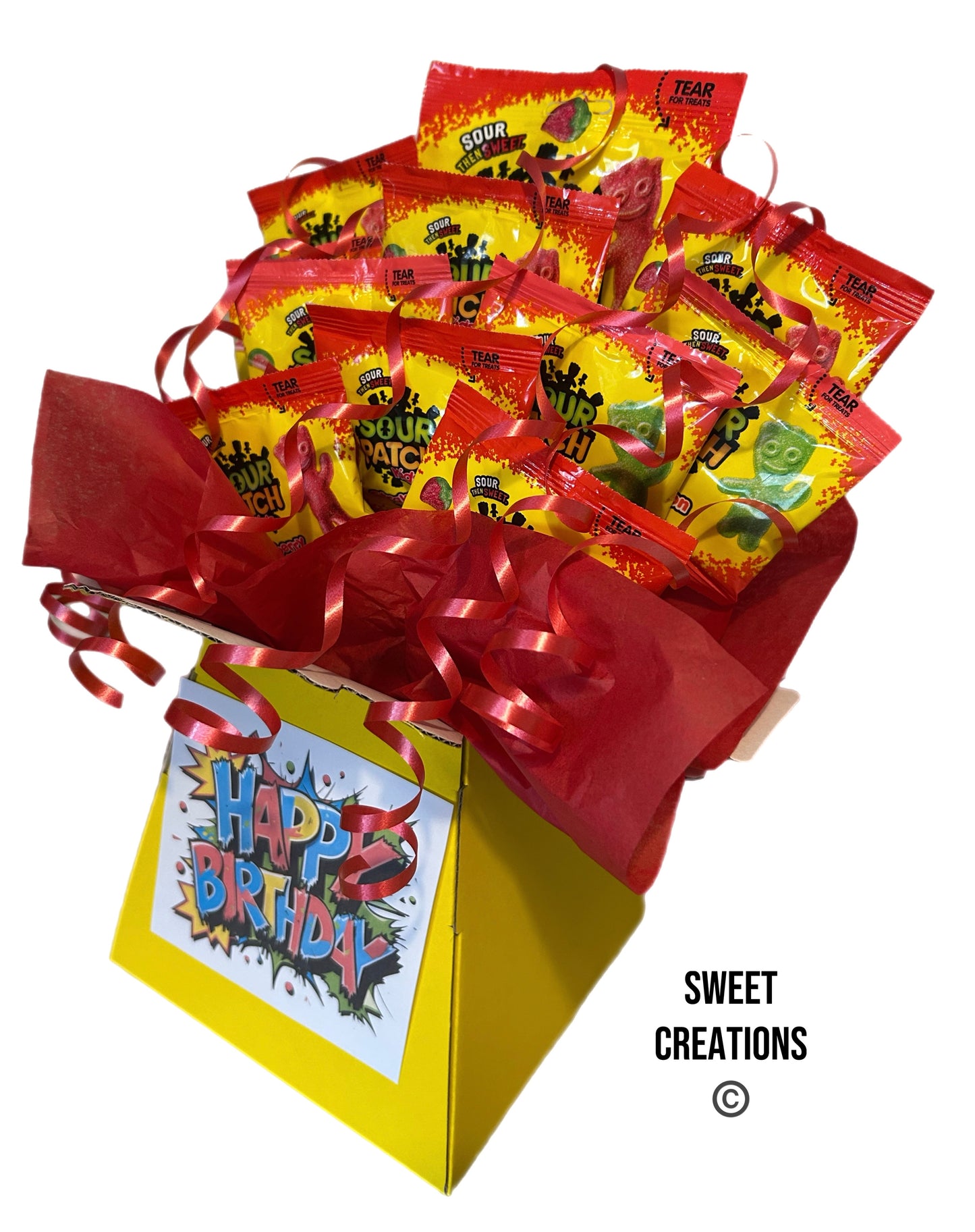 Sour patch kids sweets bouquet