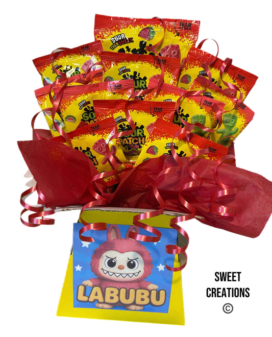 Sour patch kids sweets bouquet