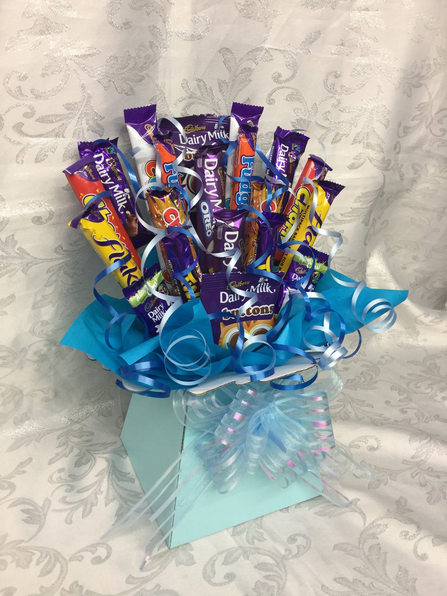 cadbury Chocolate Bouquet sweet creations sweet hamper flake dairy milk fudge buttons Teacher gift thank you