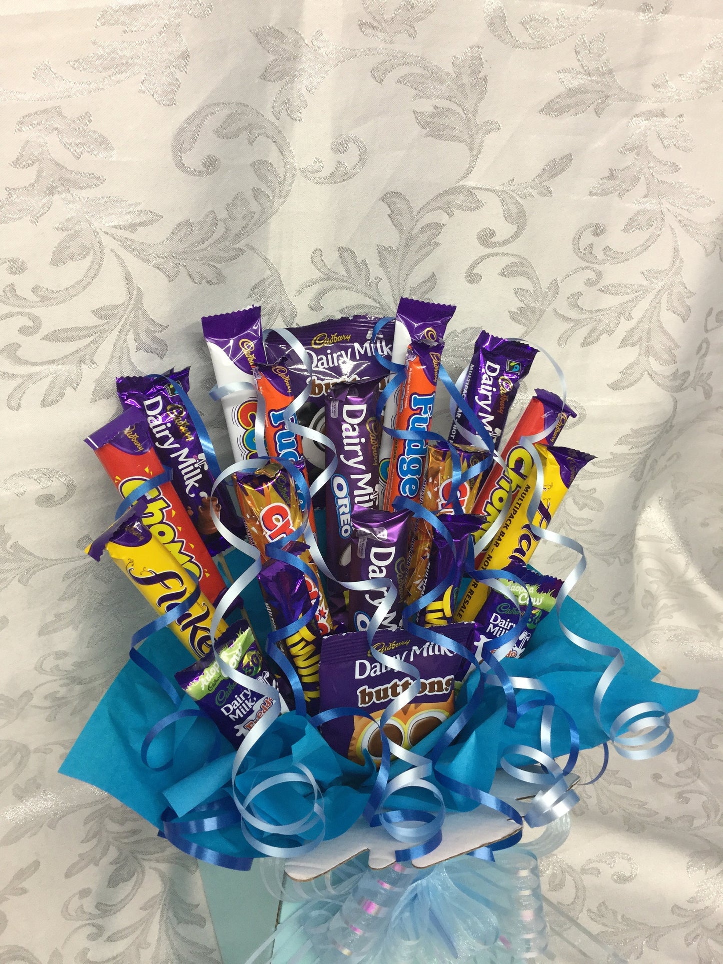 cadbury Chocolate Bouquet sweet creations sweet hamper flake dairy milk fudge buttons Teacher gift thank you