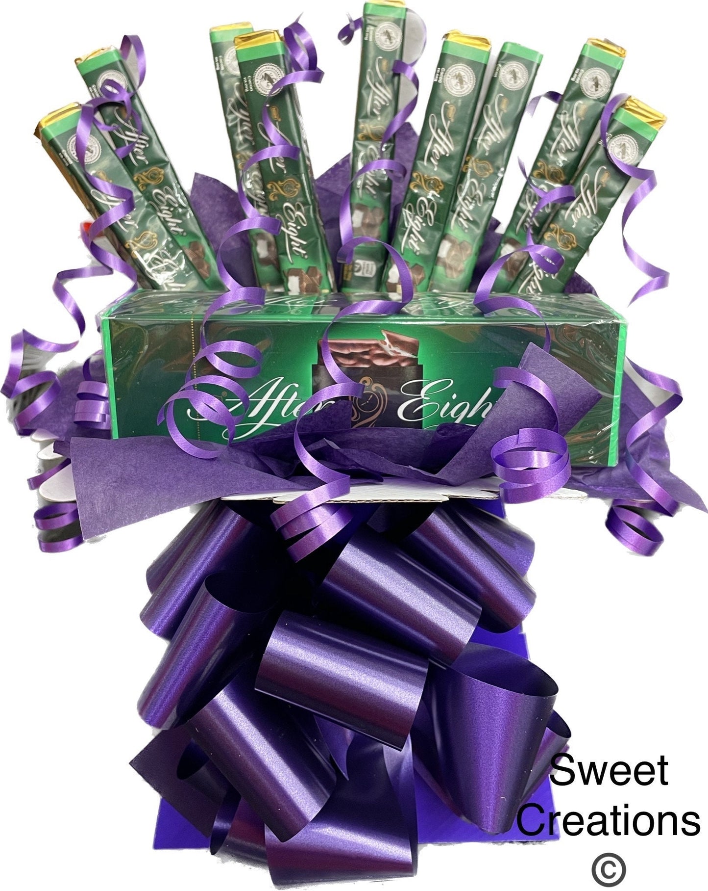 After eights Chocolate Bouquet sweet creations tablecentre sweet hamper Christmas birthday present gift party dark chocolate